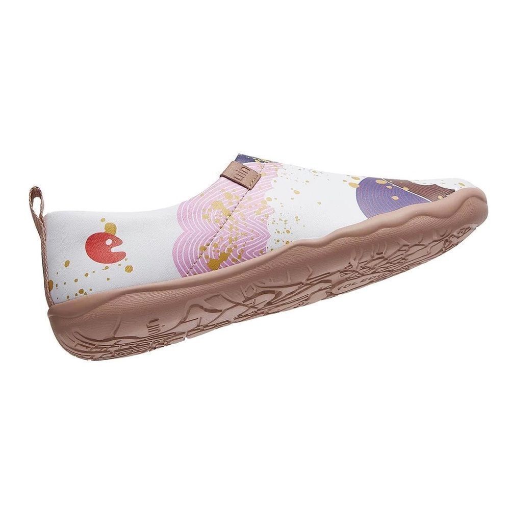 UIN Women's Walking Shoes Microfiber Casual Comfort Sneaker (Misty Mountains) - Picture 7 of 9